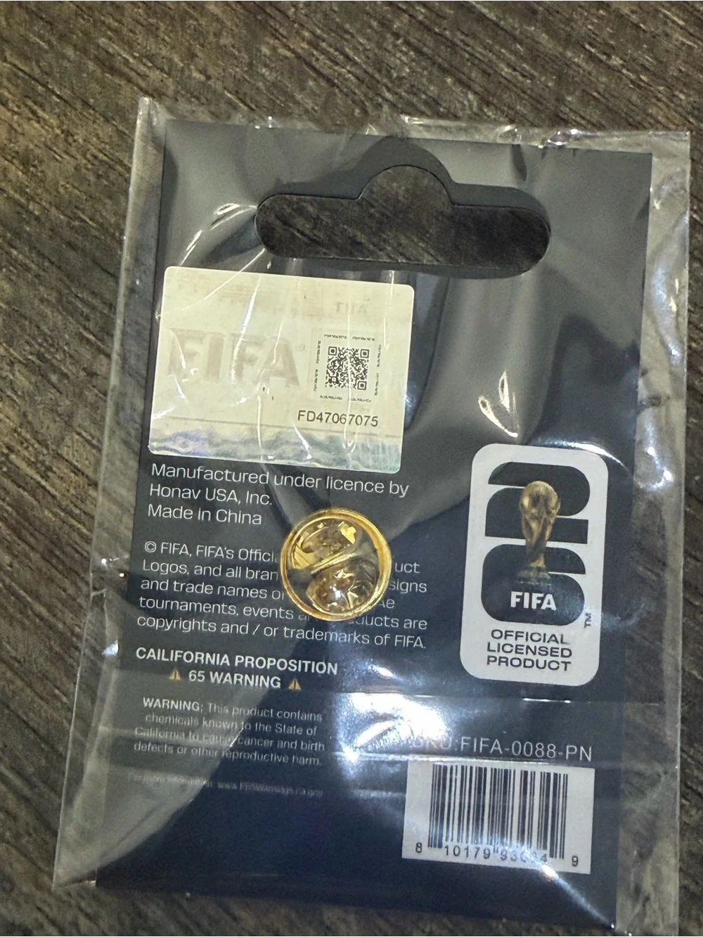 FIFA World Cup Multicolor Enamel Lapel Pin - Official